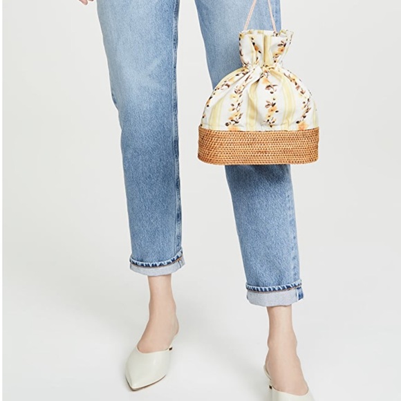 Brother Vellies Nusa Bucket Bag Woven Rattan